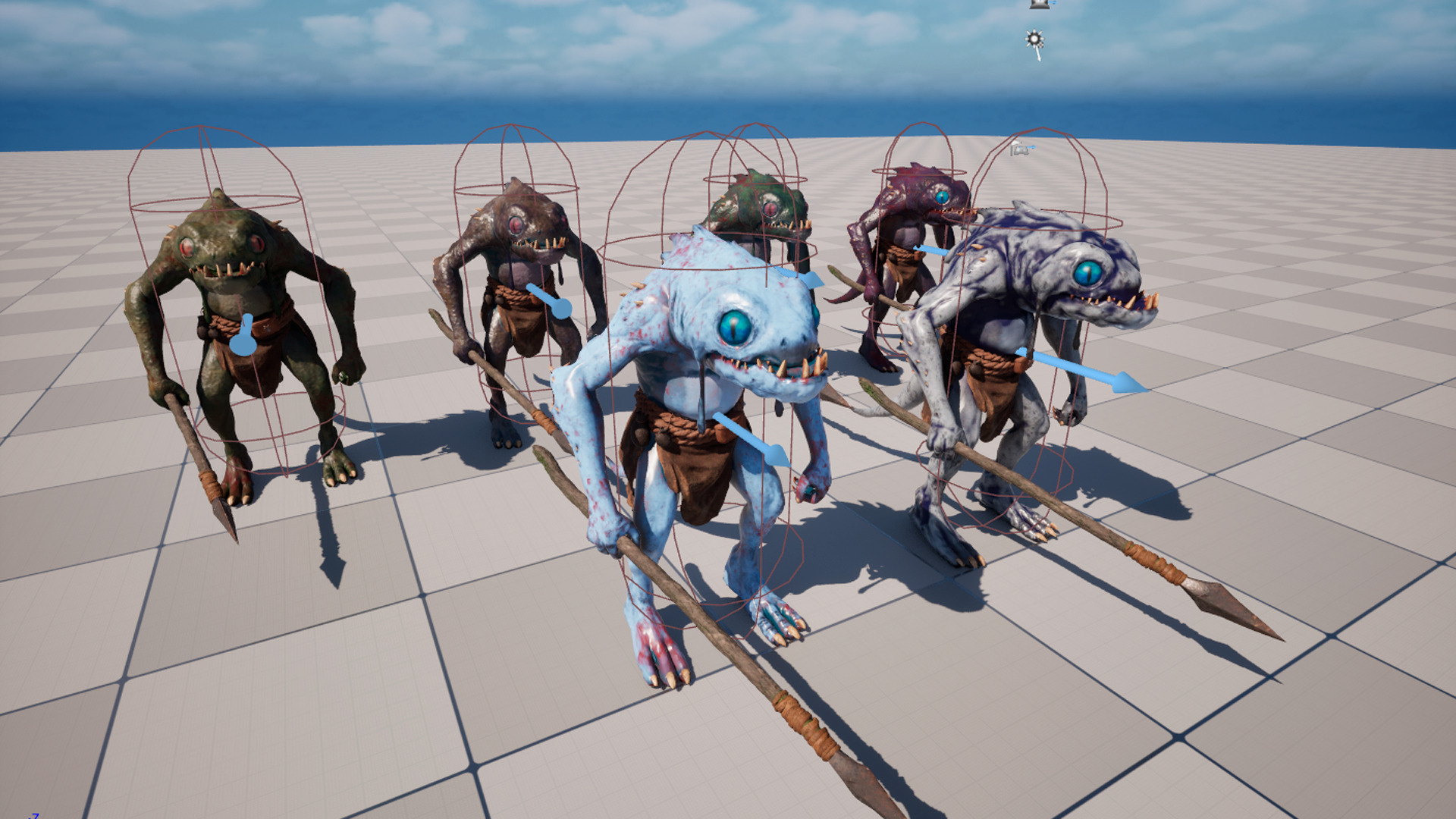 Murloc Low-poly 3D model_2