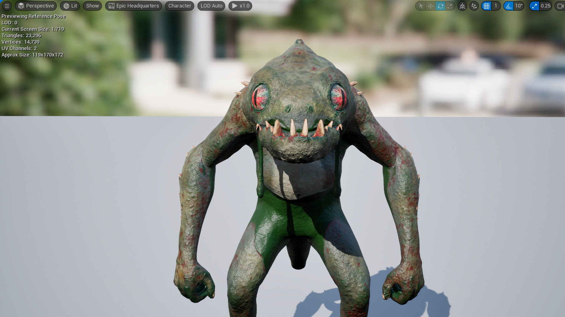 Murloc Low-poly 3D model_3