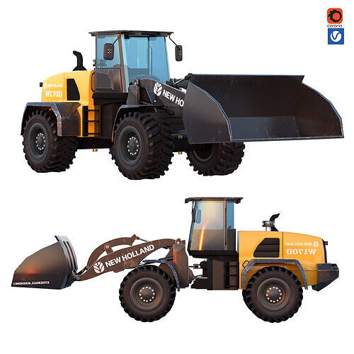 newholland w170d 3D model