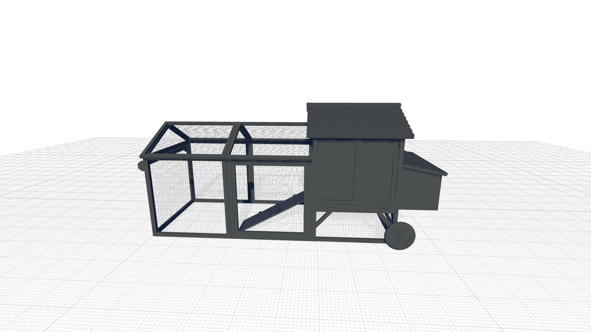 Bayer Feet Chicken Coop -Chicken Run 3D model_6