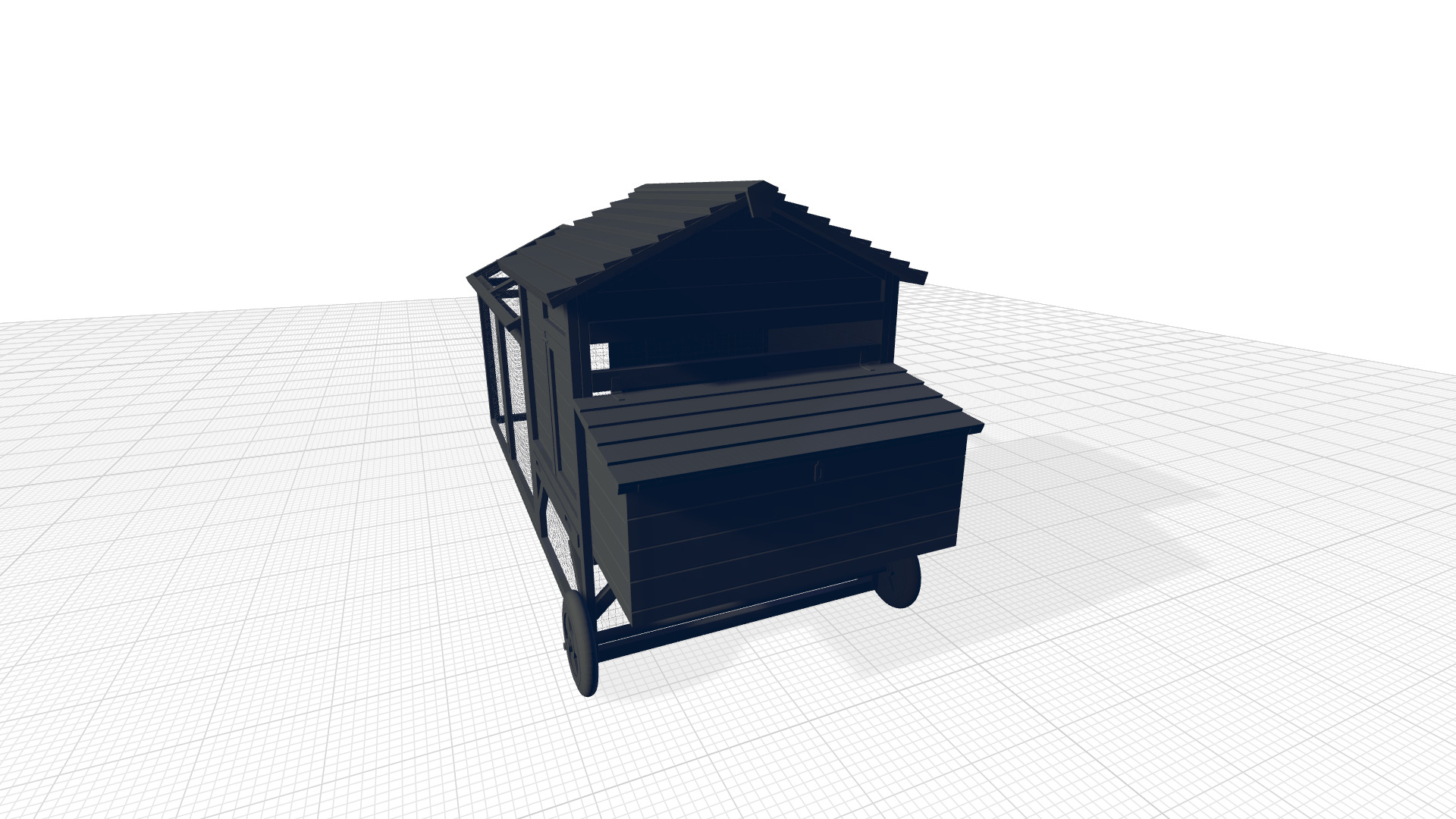Bayer Feet Chicken Coop -Chicken Run 3D model_8