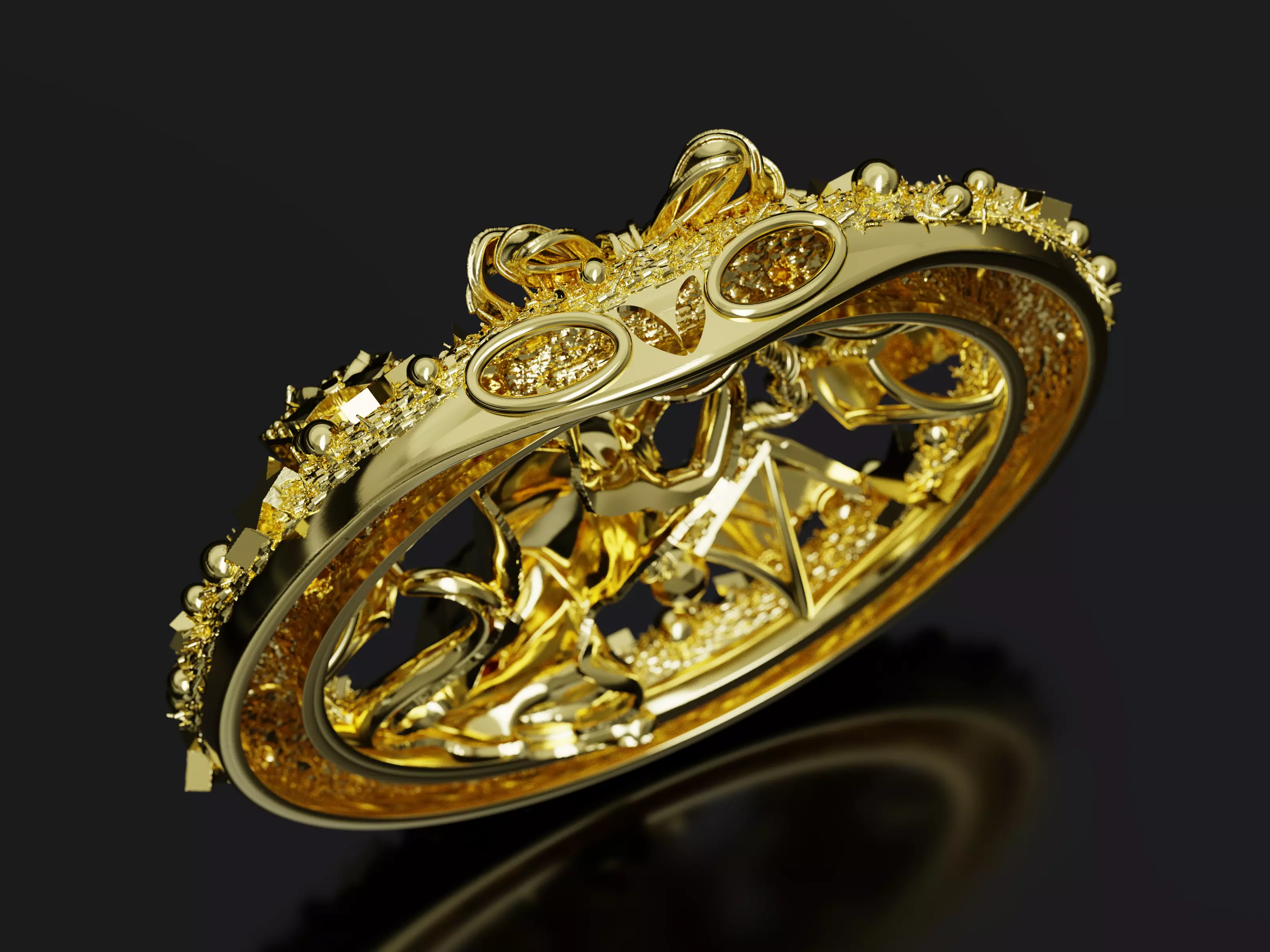 The Christmas Chime Cat Pendant 3D print model_5