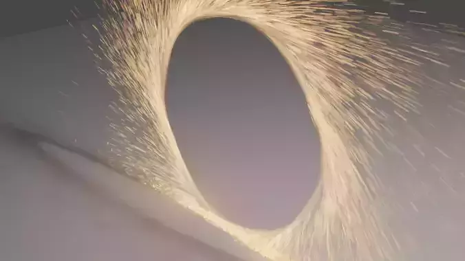 Doctor Strange Style Magic Portal - Low Poly Game Low-poly 3D model