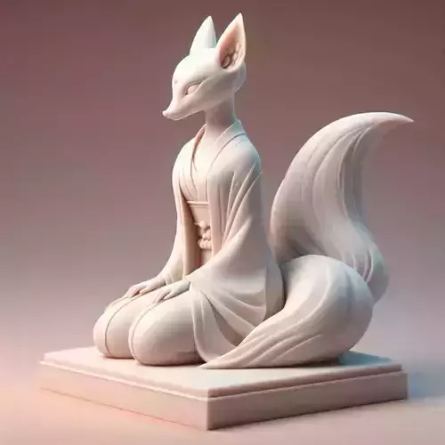 64 Fox Spirit in Pu Song Ling Style monster animal