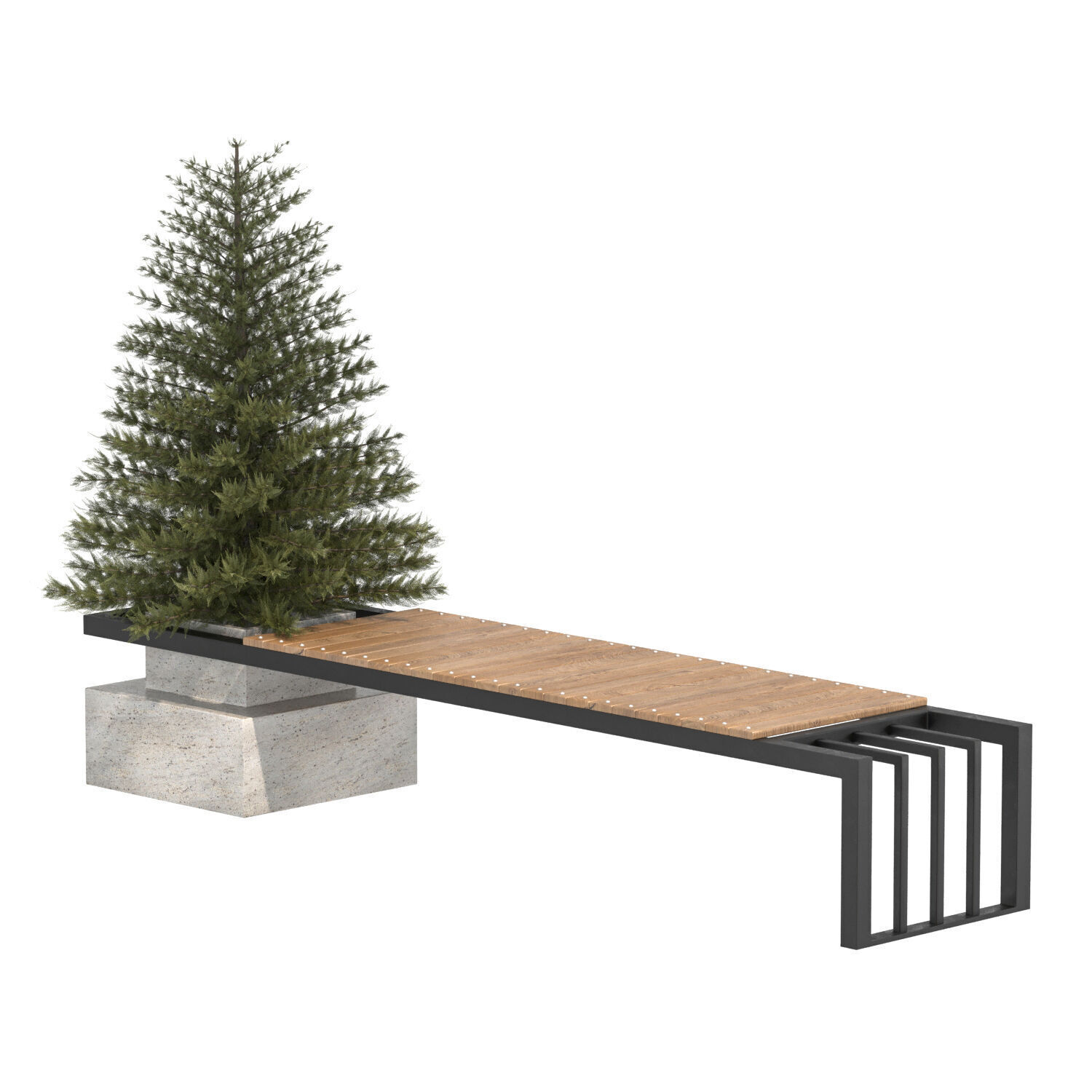 Urban Furniture 01 3D model_6