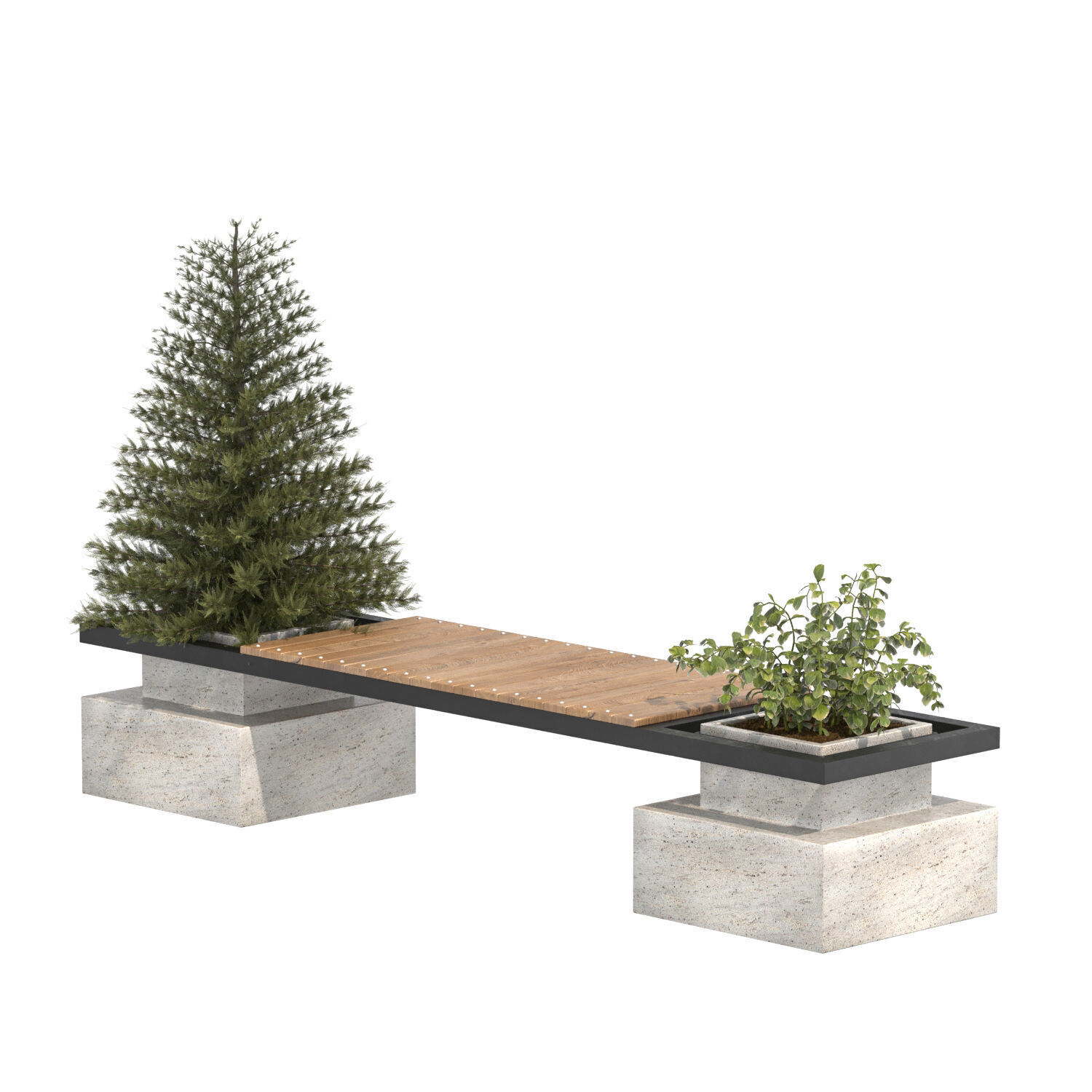 Urban Furniture 01 3D model_4