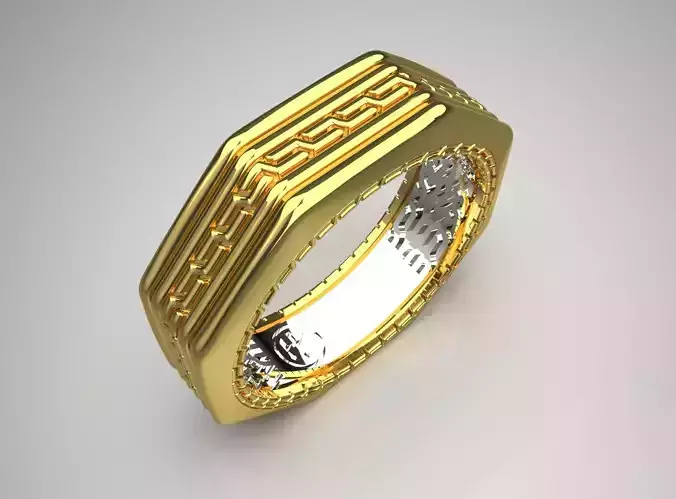 gold man ring mr0186