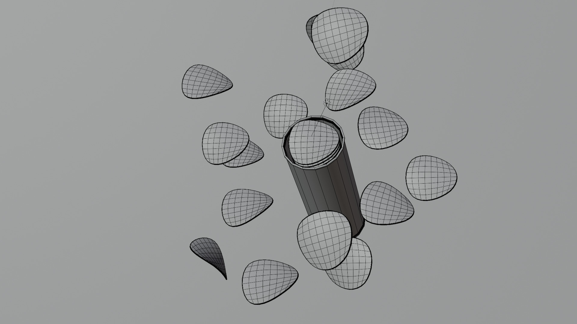 CHIPS BOX 3D MODEL 3D model Low-poly 3D model_15