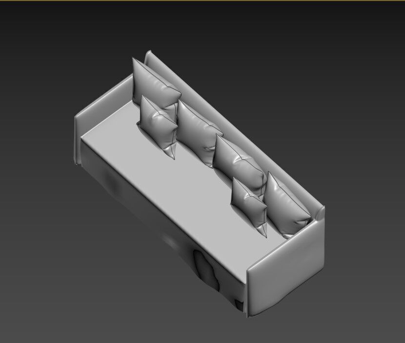 GHOST OUT  SOFA 3D model_6