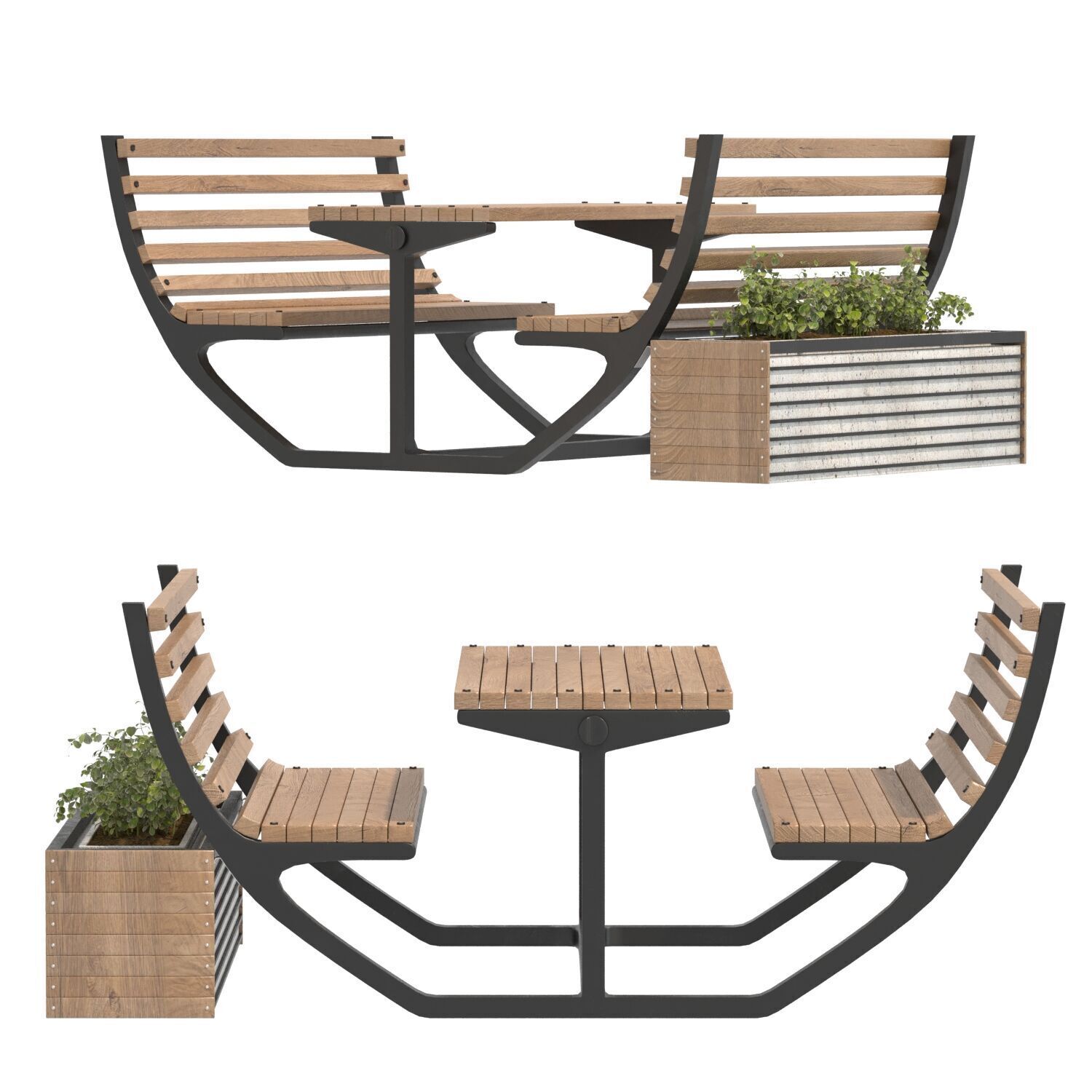 Urban Furniture 02 3D model_2