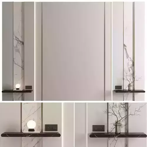 Headboard Wall Panel Composition 16