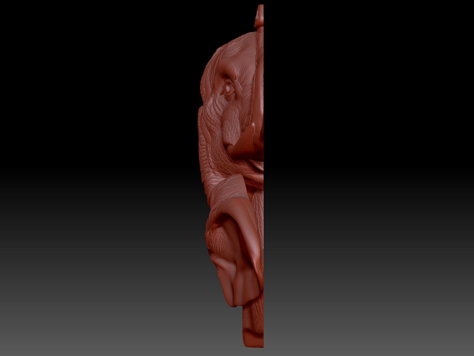 Elephants 3D print model_1