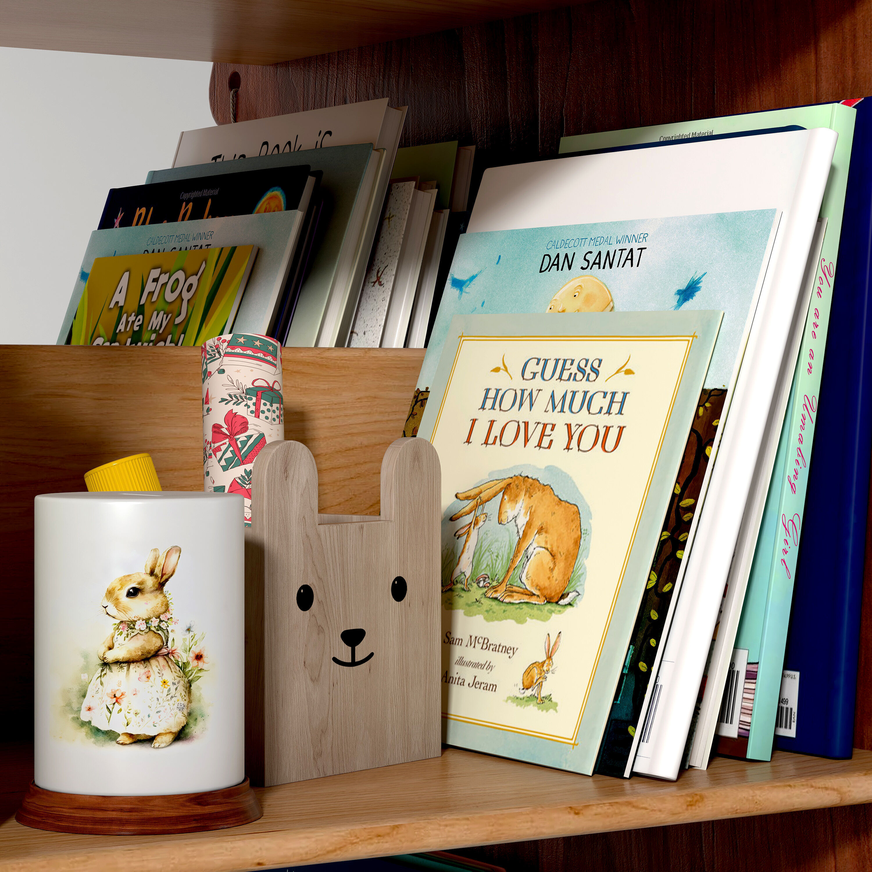 Kids Tree Bookcase 3D model_6