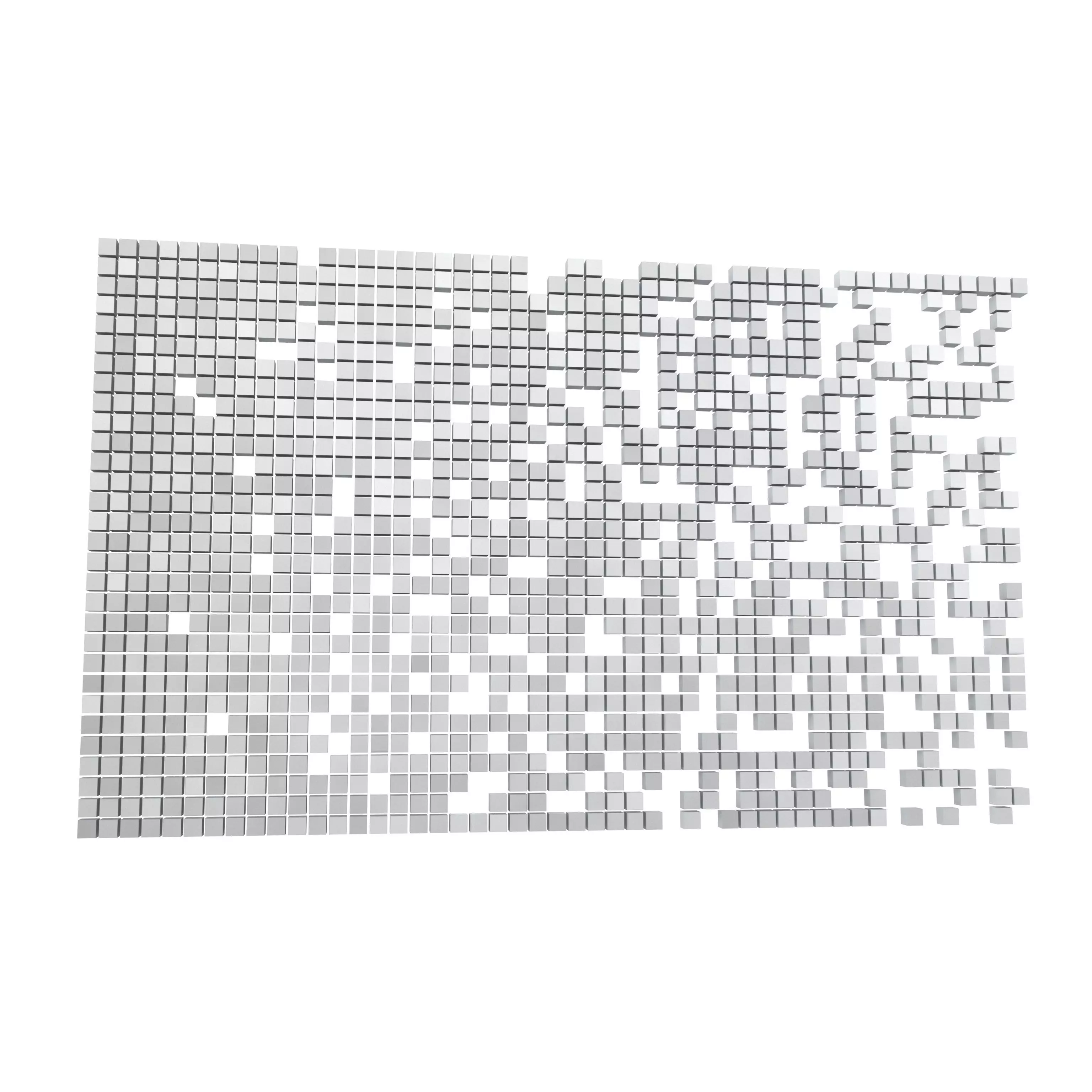 Pixel Composition Background v1 002 Low-poly 3D model_0