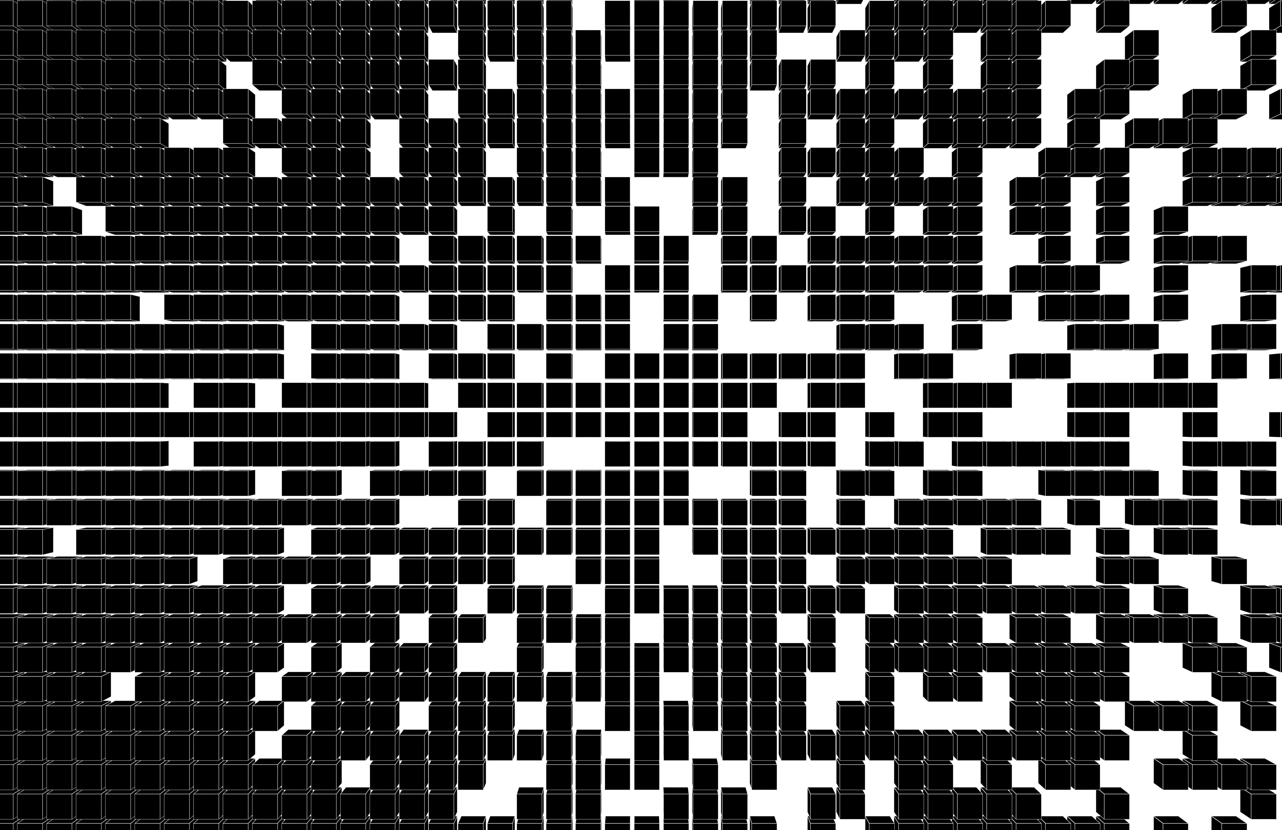 Pixel Composition Background v1 002 Low-poly 3D model_5