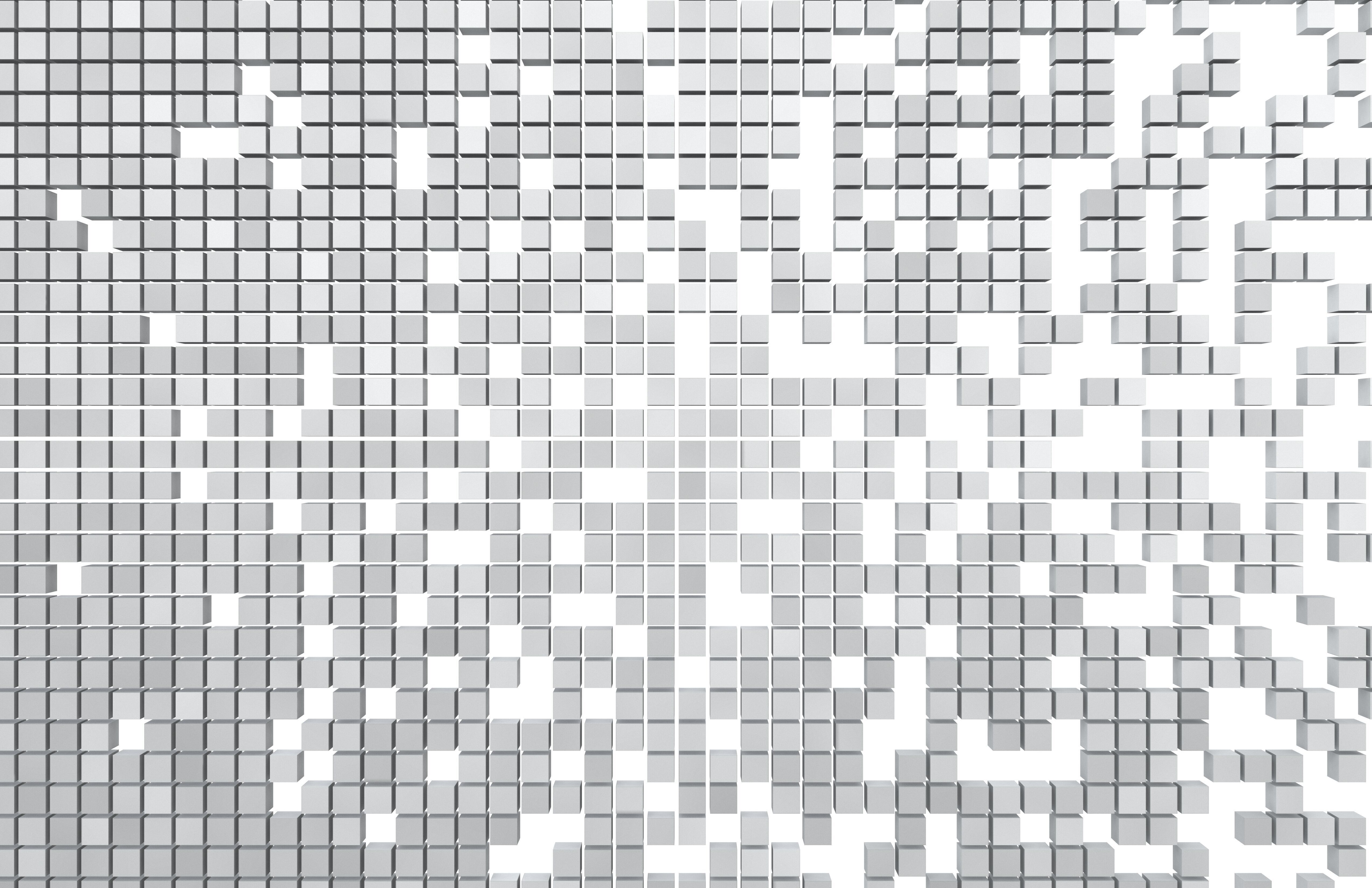 Pixel Composition Background v1 002 Low-poly 3D model_1