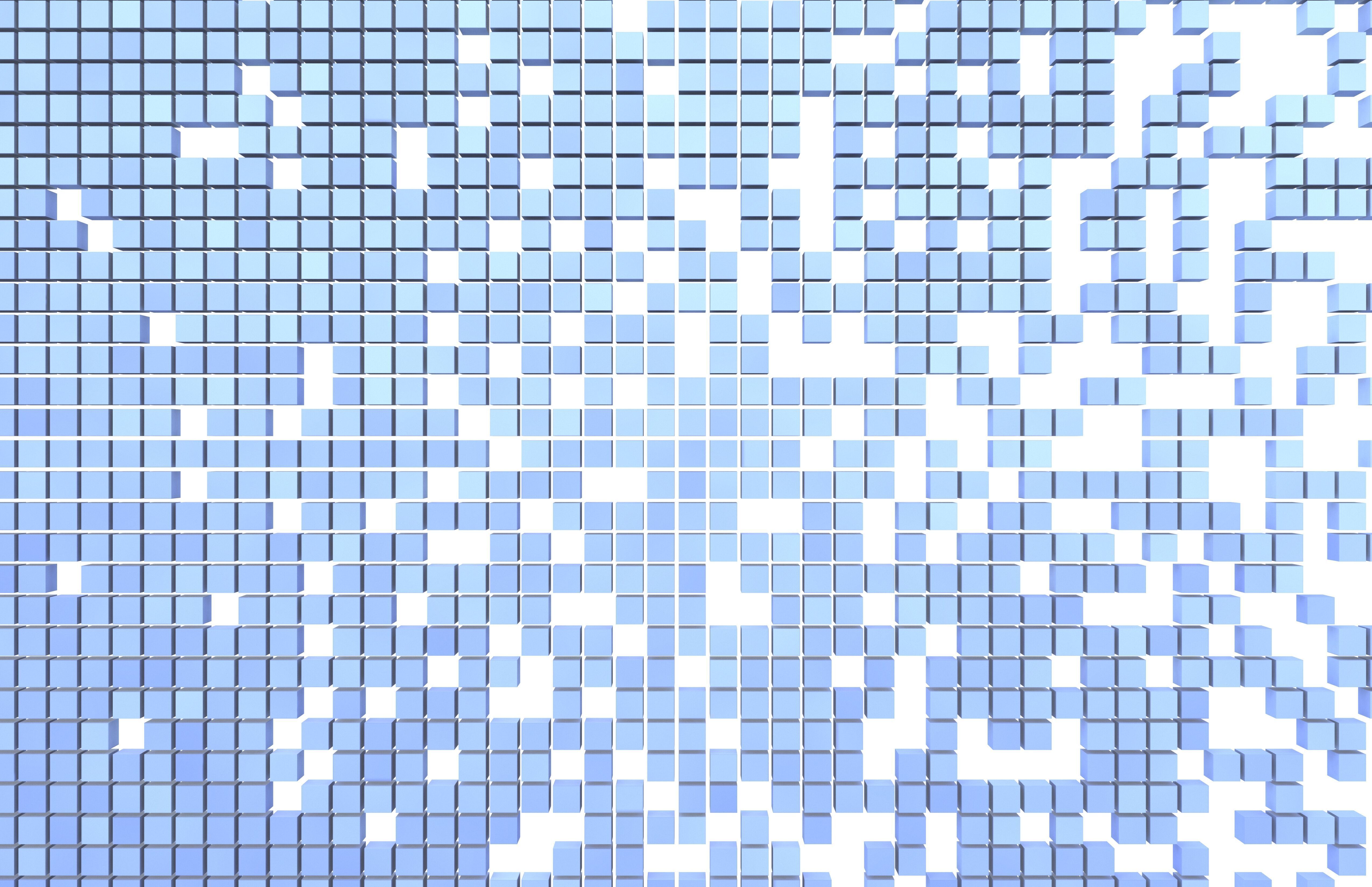 Pixel Composition Background v1 003 Low-poly 3D model_1