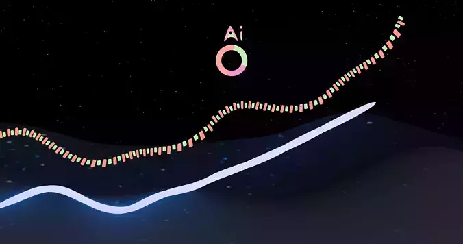 Stock Prediction with Animation Low-poly 3D model