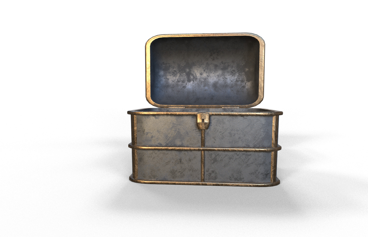 Chest-Storage Box 3D Model Low-poly 3D model_1