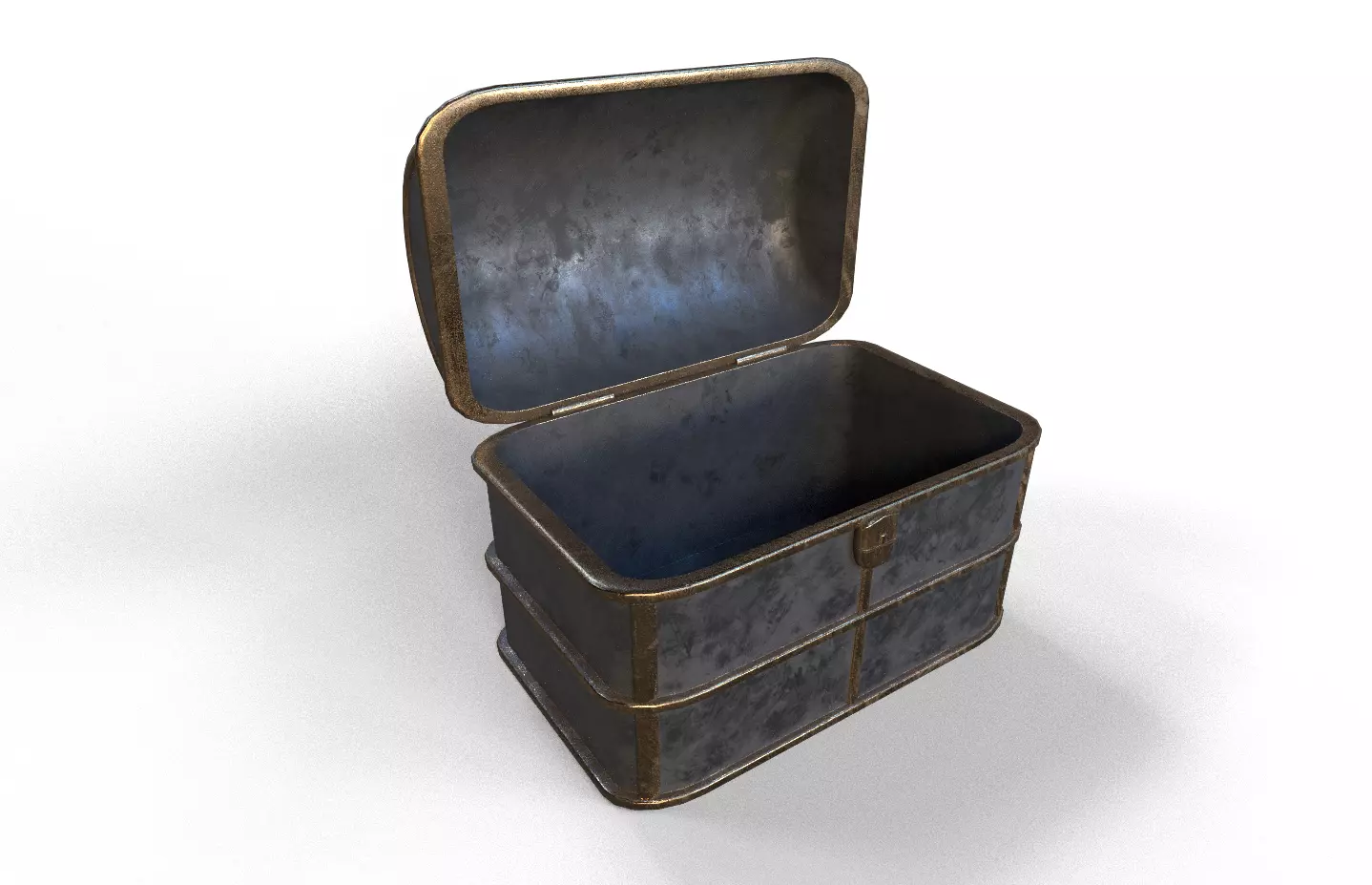 Chest-Storage Box 3D Model Low-poly 3D model_0