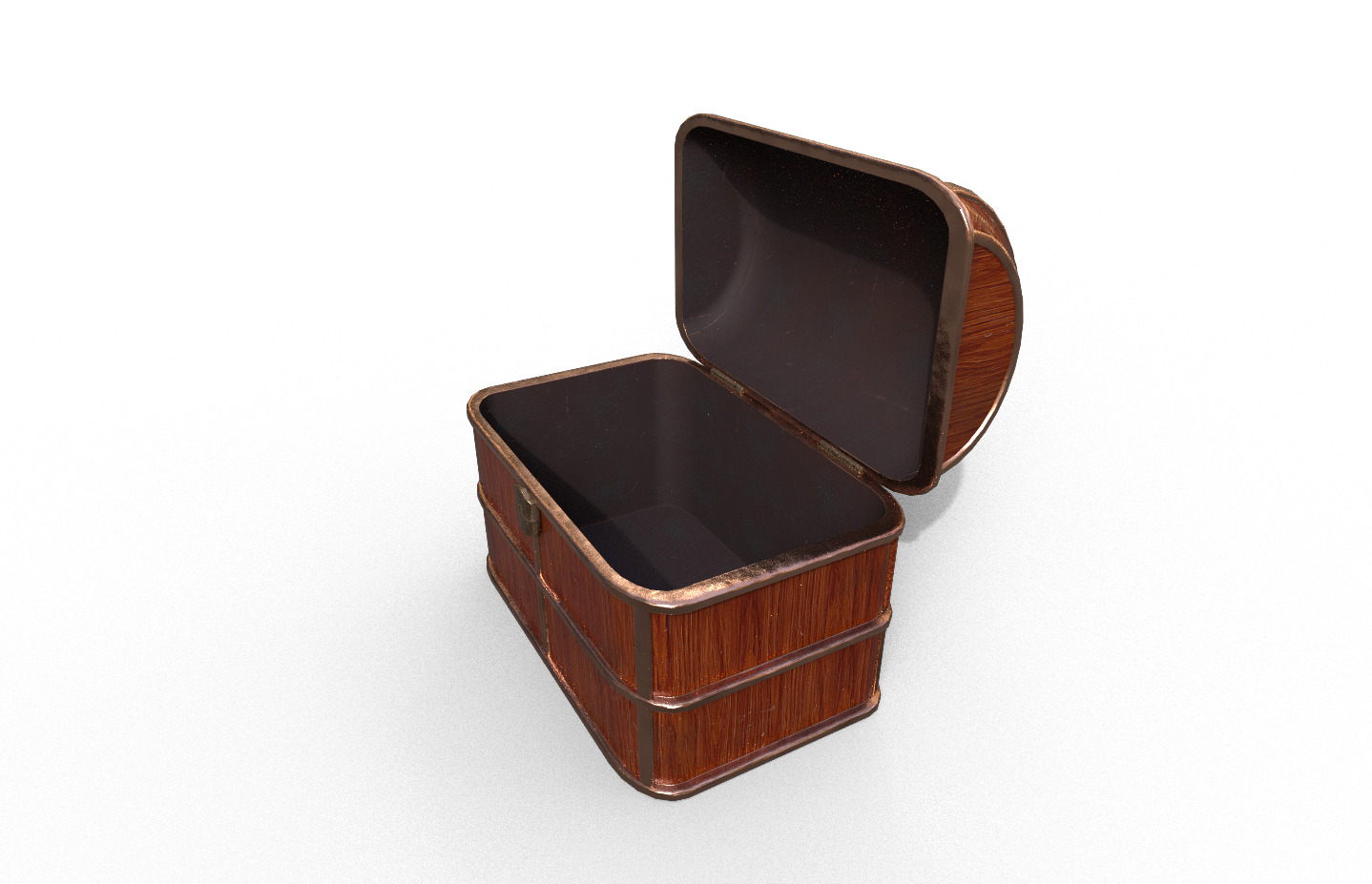 Chest-Storage Box 3D Model Low-poly 3D model_2