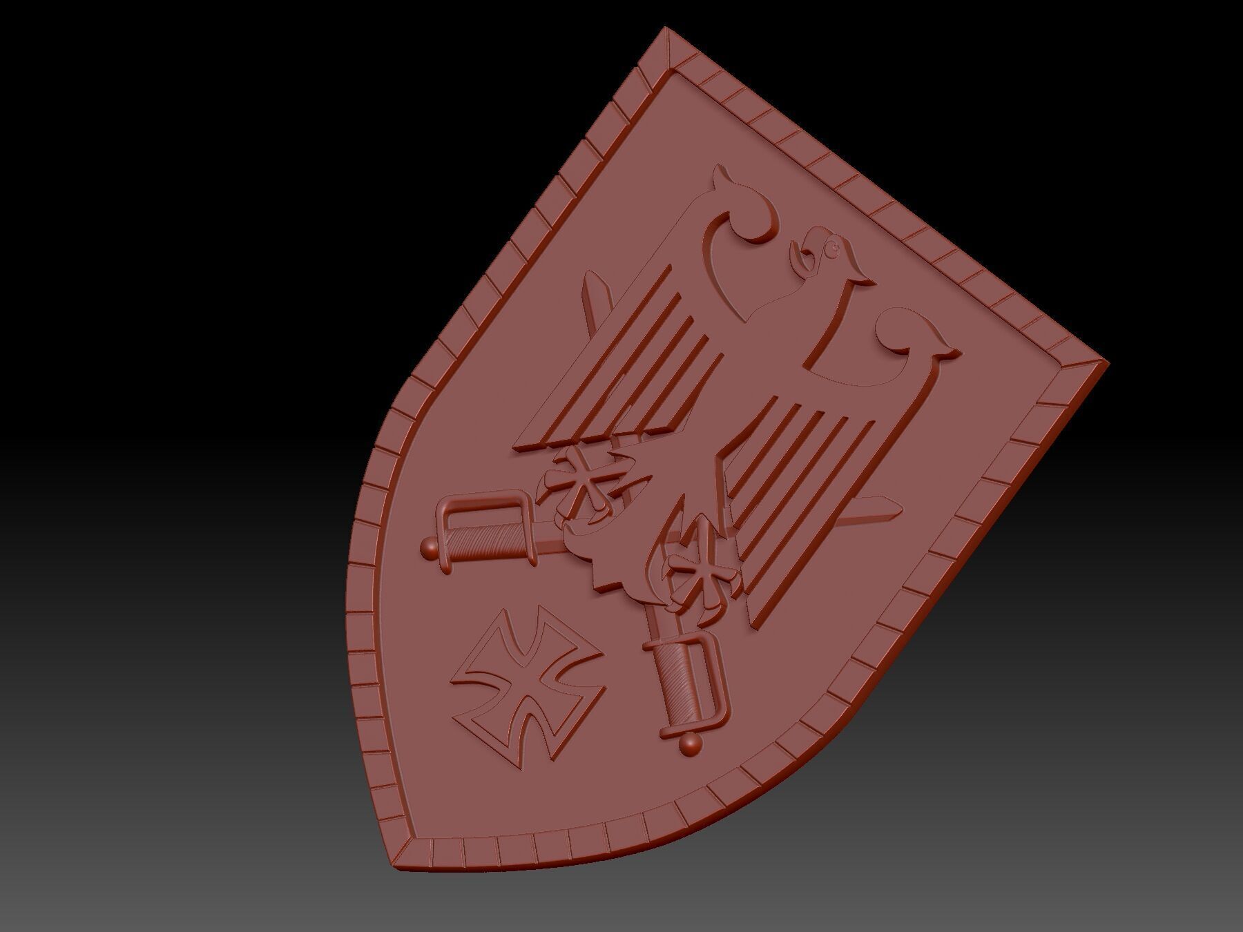 Emblem 3D print model_4