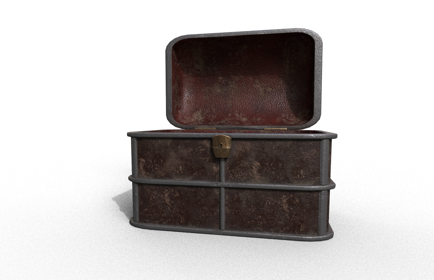 Chest-Storage Box 3D Model Low-poly 3D model_1