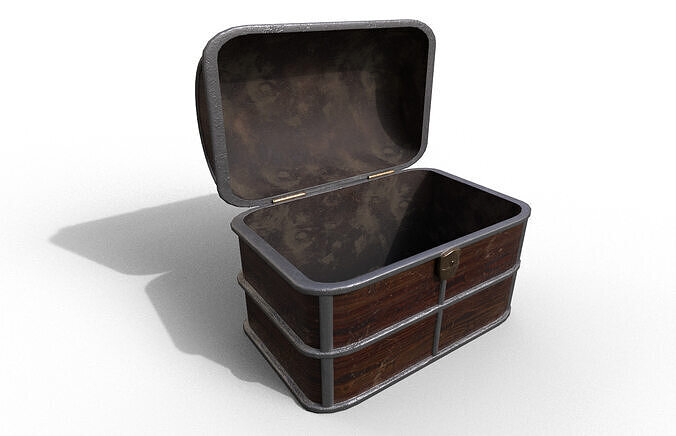 Chest-Storage Box 3D Model Low-poly 3D model