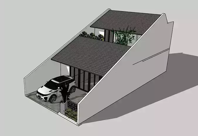 Modern house 2 floor