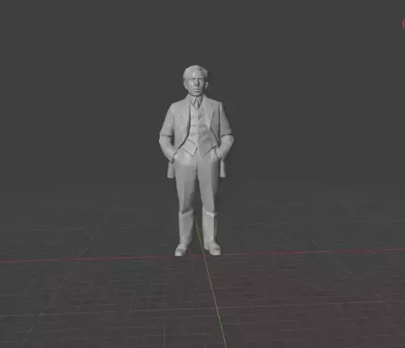 Niels Bohr 3D print model