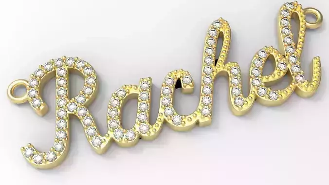 rachel name plate