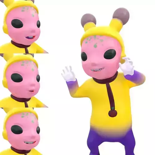 Stylized Child Alien