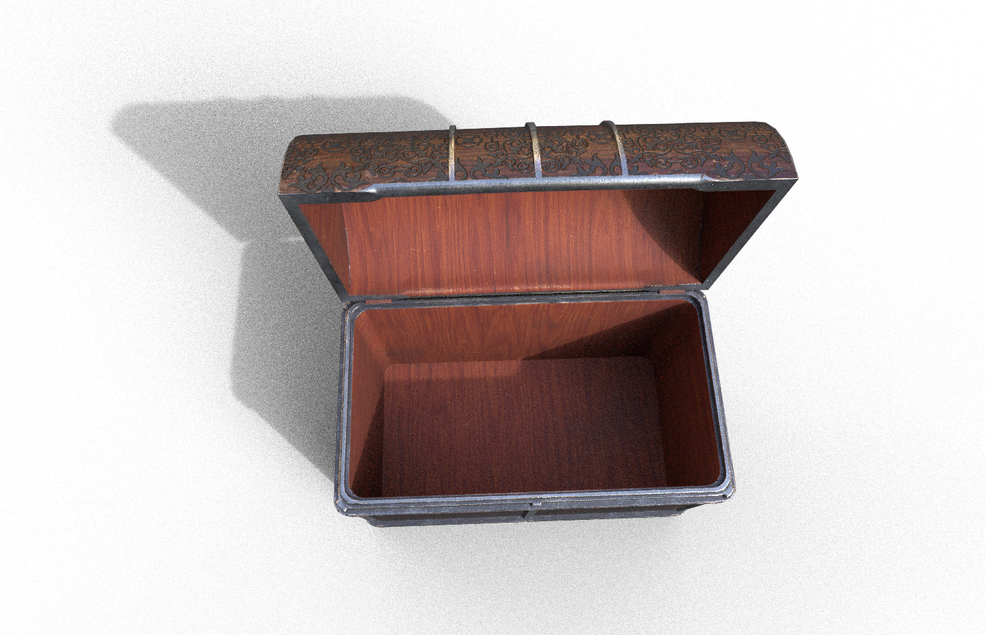Chest-Storage Box 3D Model Low-poly 3D model_4