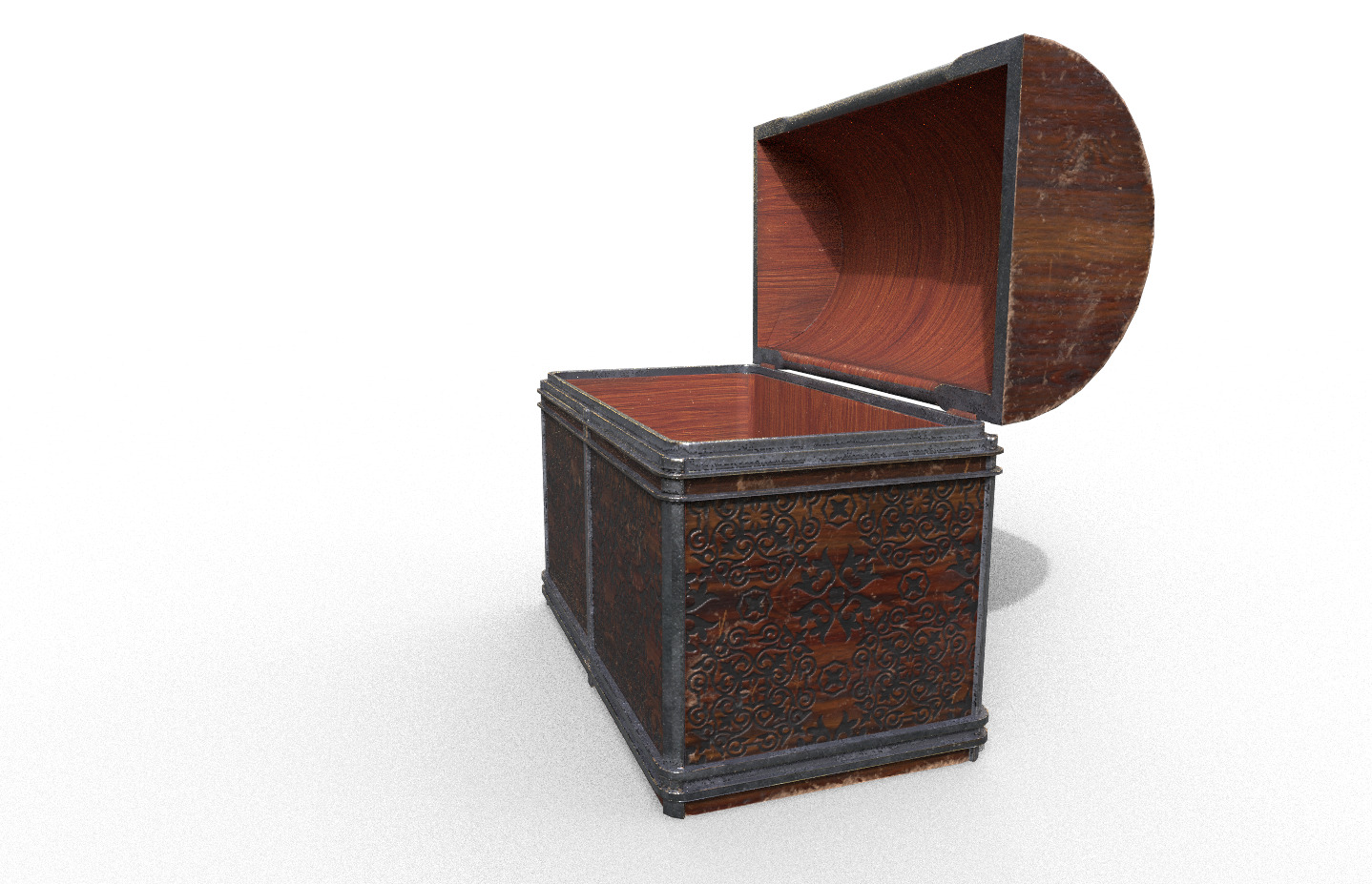 Chest-Storage Box 3D Model Low-poly 3D model_2