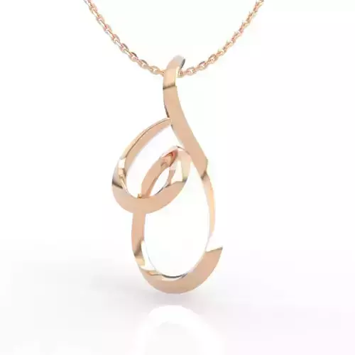 Premium Interlocking Circles Pendant 3D print model
