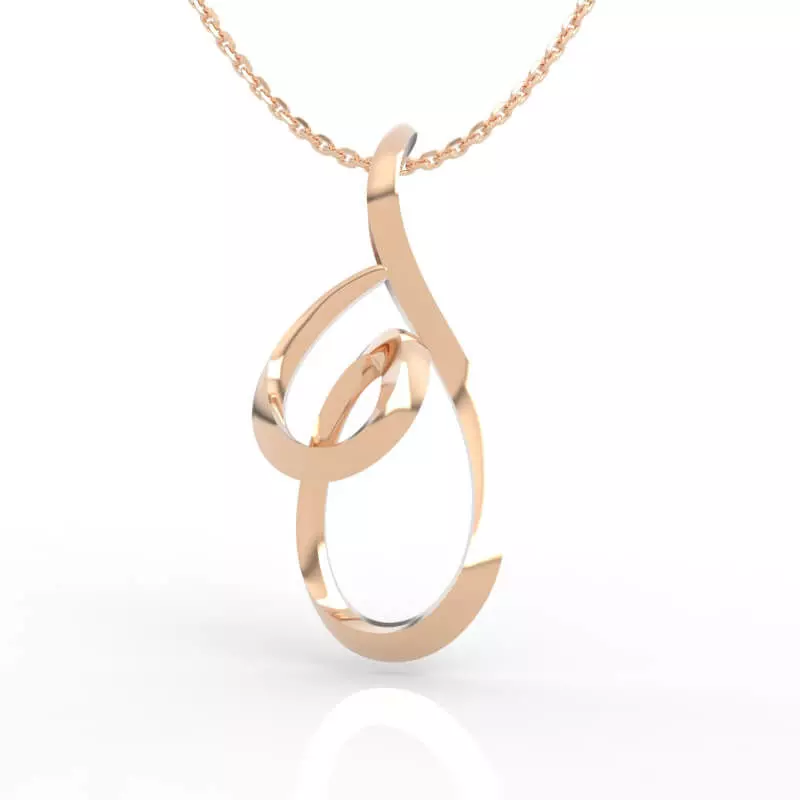 Premium Interlocking Circles Pendant 3D print model