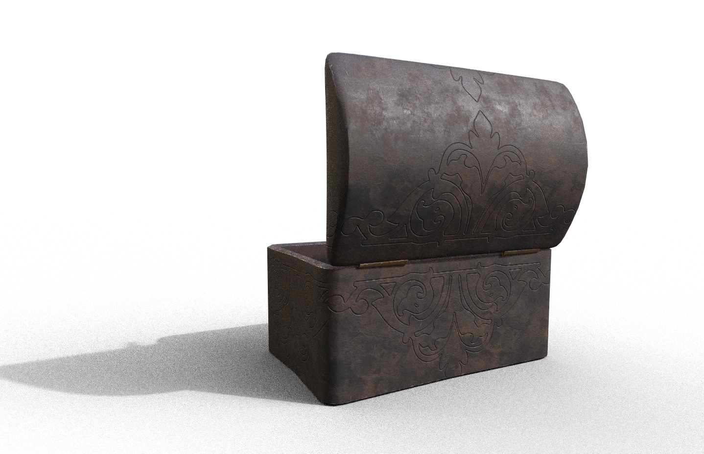 Chest-Storage Box 3D Model Low-poly 3D model_3