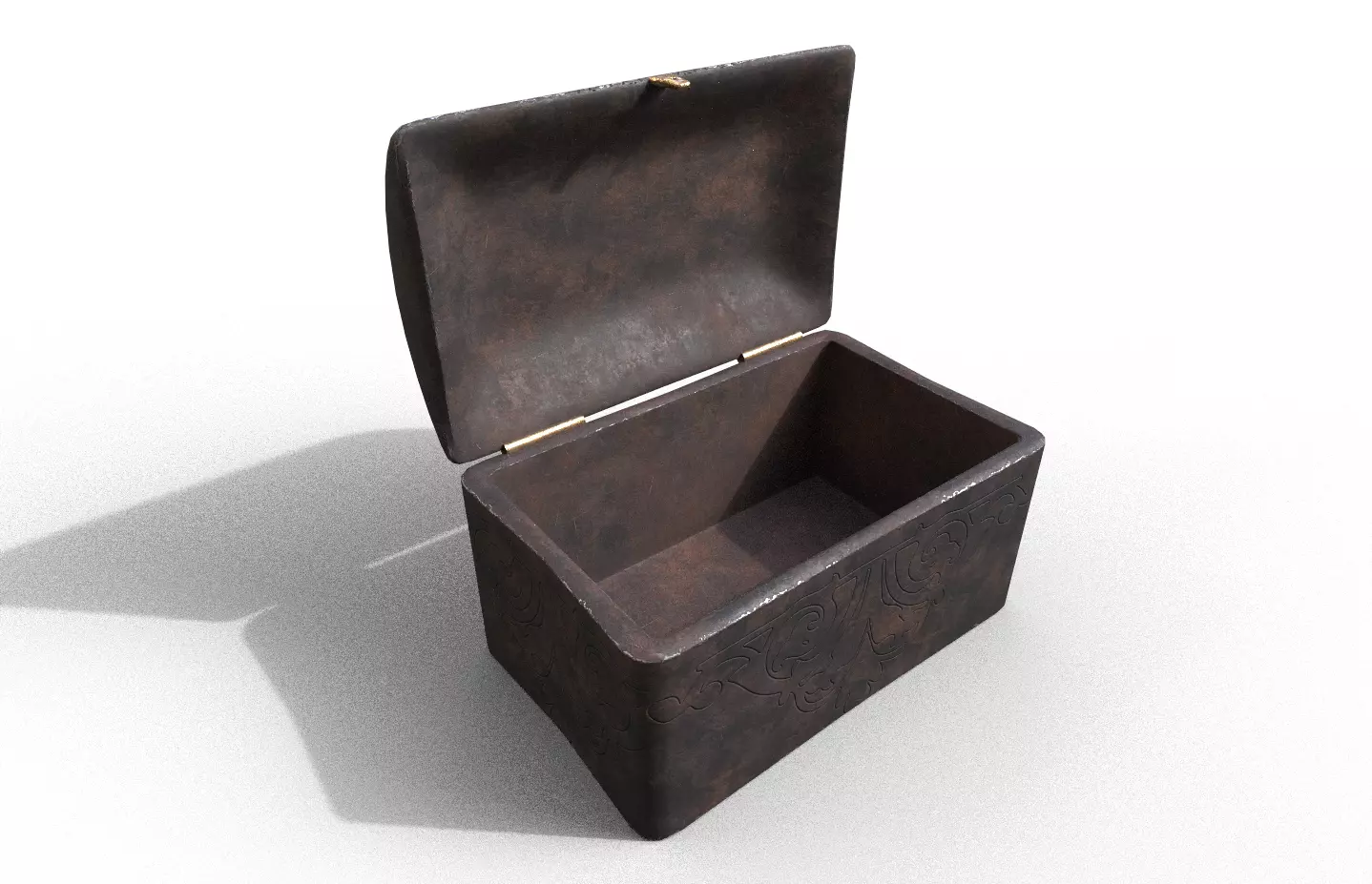 Chest-Storage Box 3D Model Low-poly 3D model_0