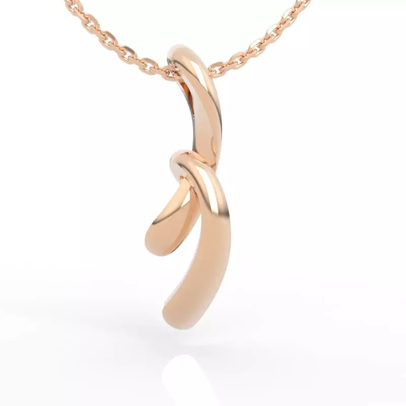 Elite Abstract Interlocking Necklace 3D print model