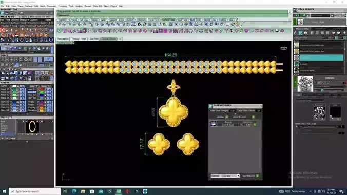 Grate Braceleted AniA299