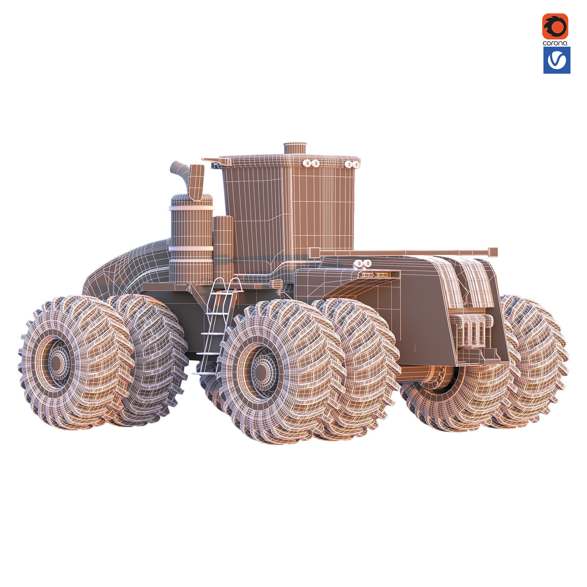 newholland t9 700 smarttrax 3D model_4