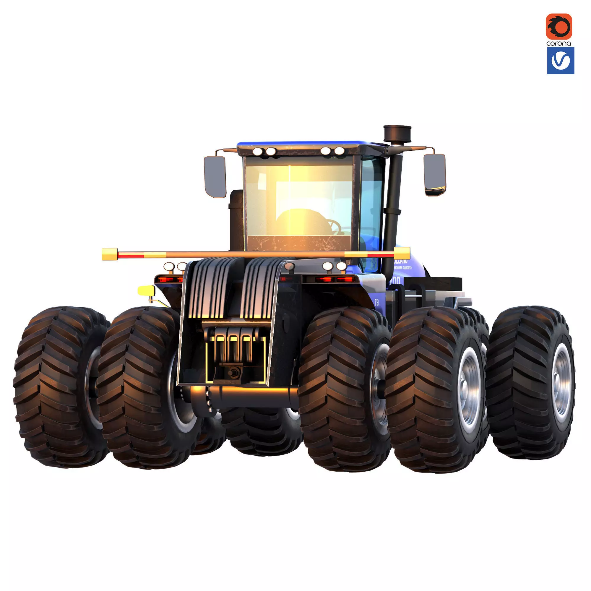 newholland t9 700 smarttrax 3D model_0