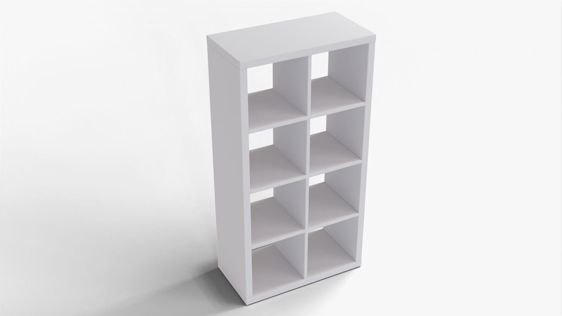 Bookshelf 01 - Grey 3D model_8