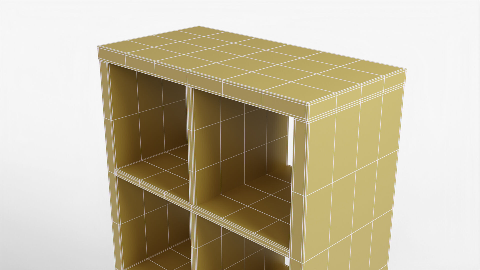 Bookshelf 01 - Grey 3D model_14