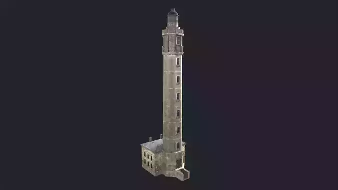 Lighthouse Low-poly 3D model