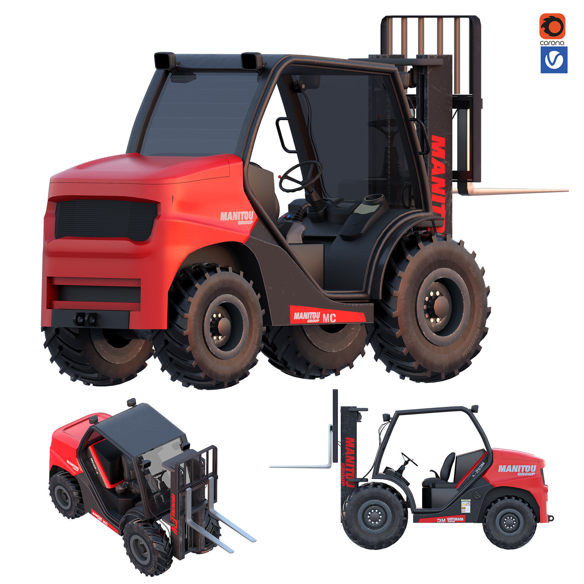 manitou mc25-4 3D model_2