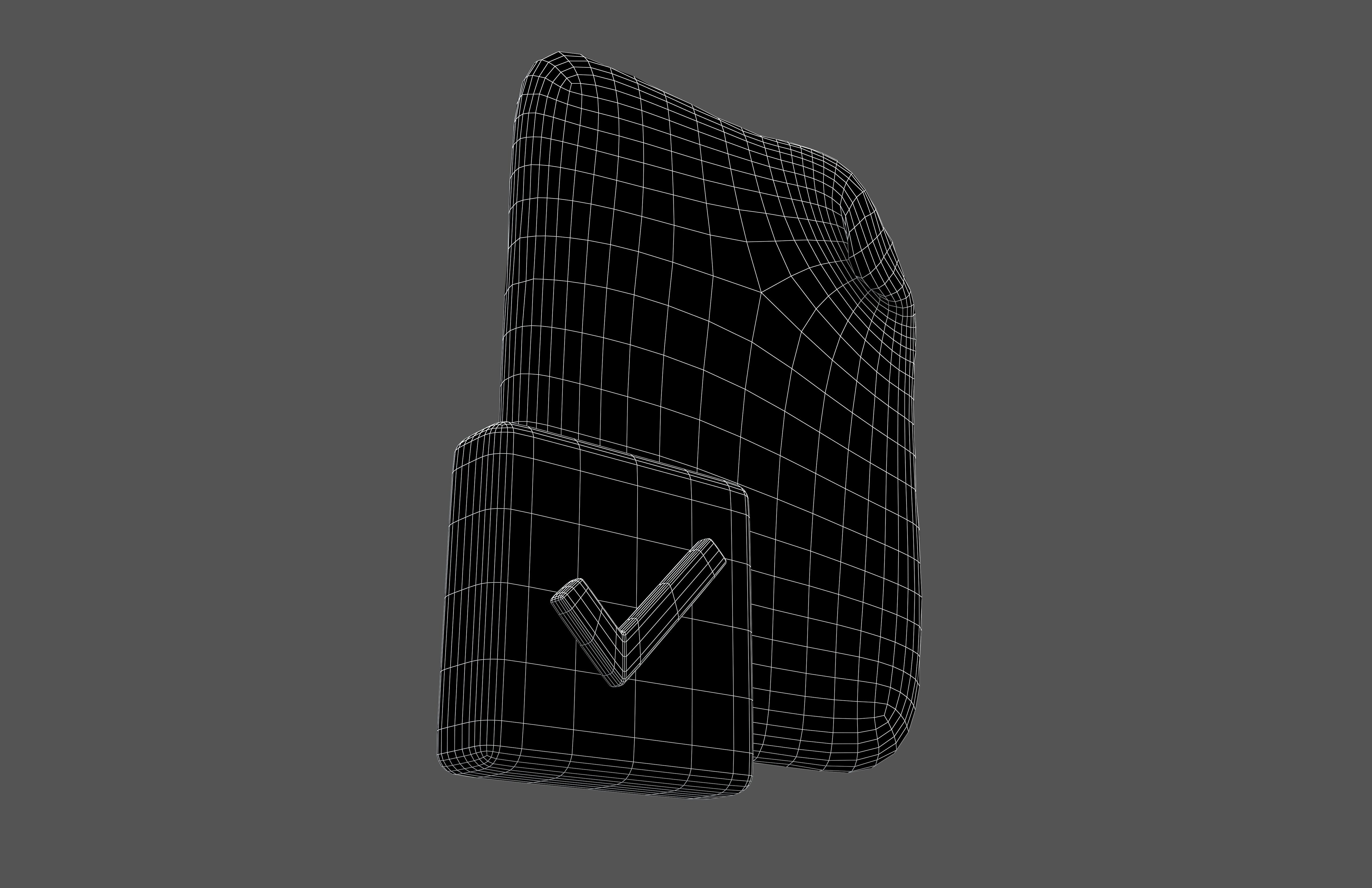 Approved Document Icon v1 001 Low-poly 3D model_7