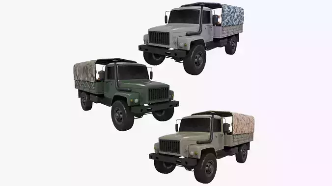 Military Truck 3D model