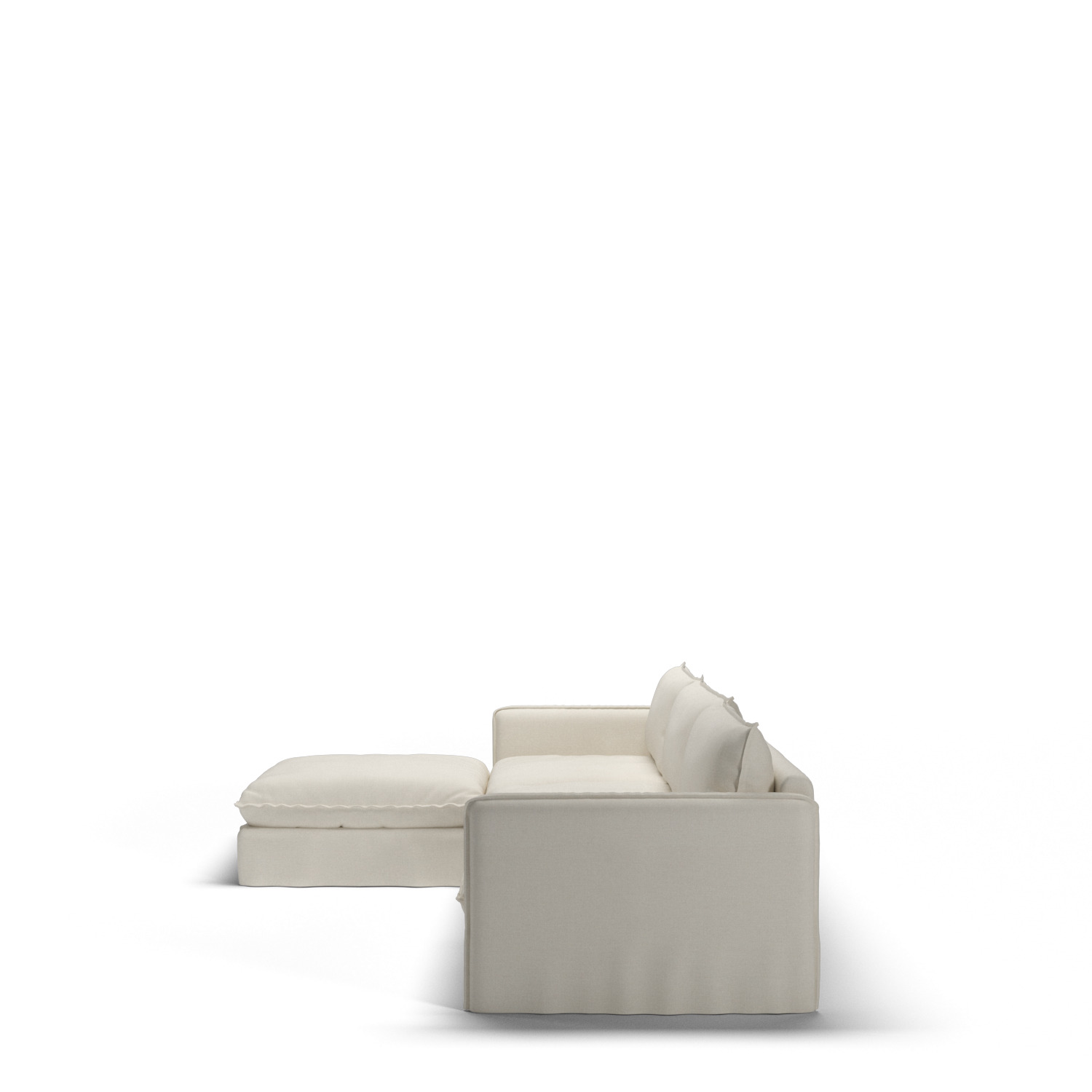 Neva Chaise sectional 3D model_1