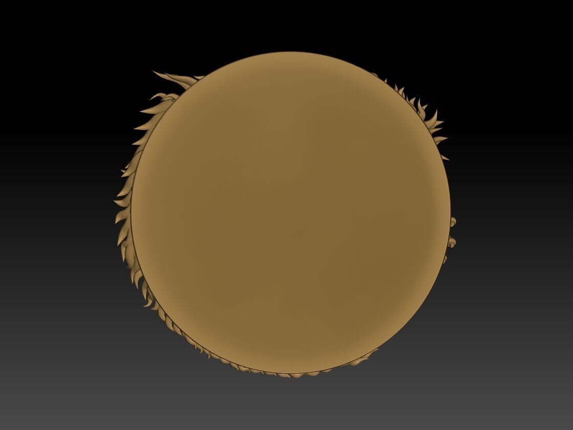 Twin Dragons with Pearl 3D print model_2